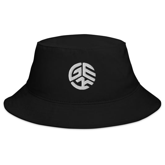 White Logo Bucket Hat